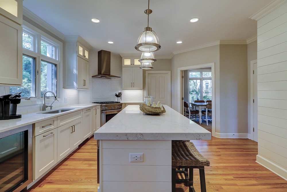 Kitchen in an Island Getaway Rentals home