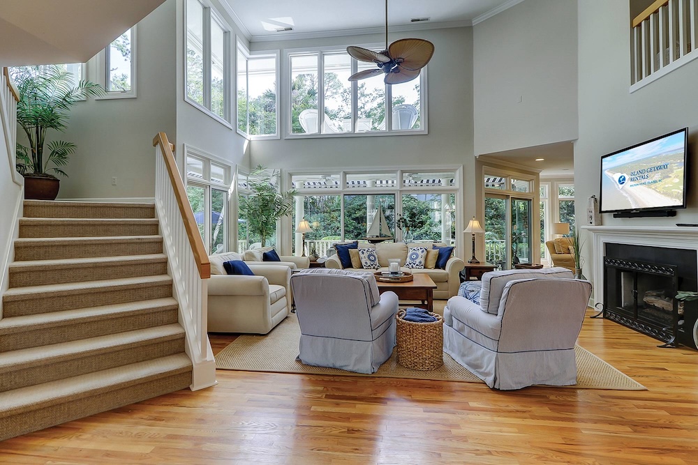 Hilton Head Island vacation rental view from living room