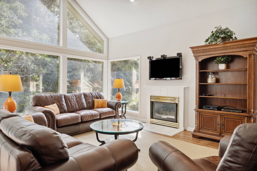 Hilton Head Island vacation rental living room view